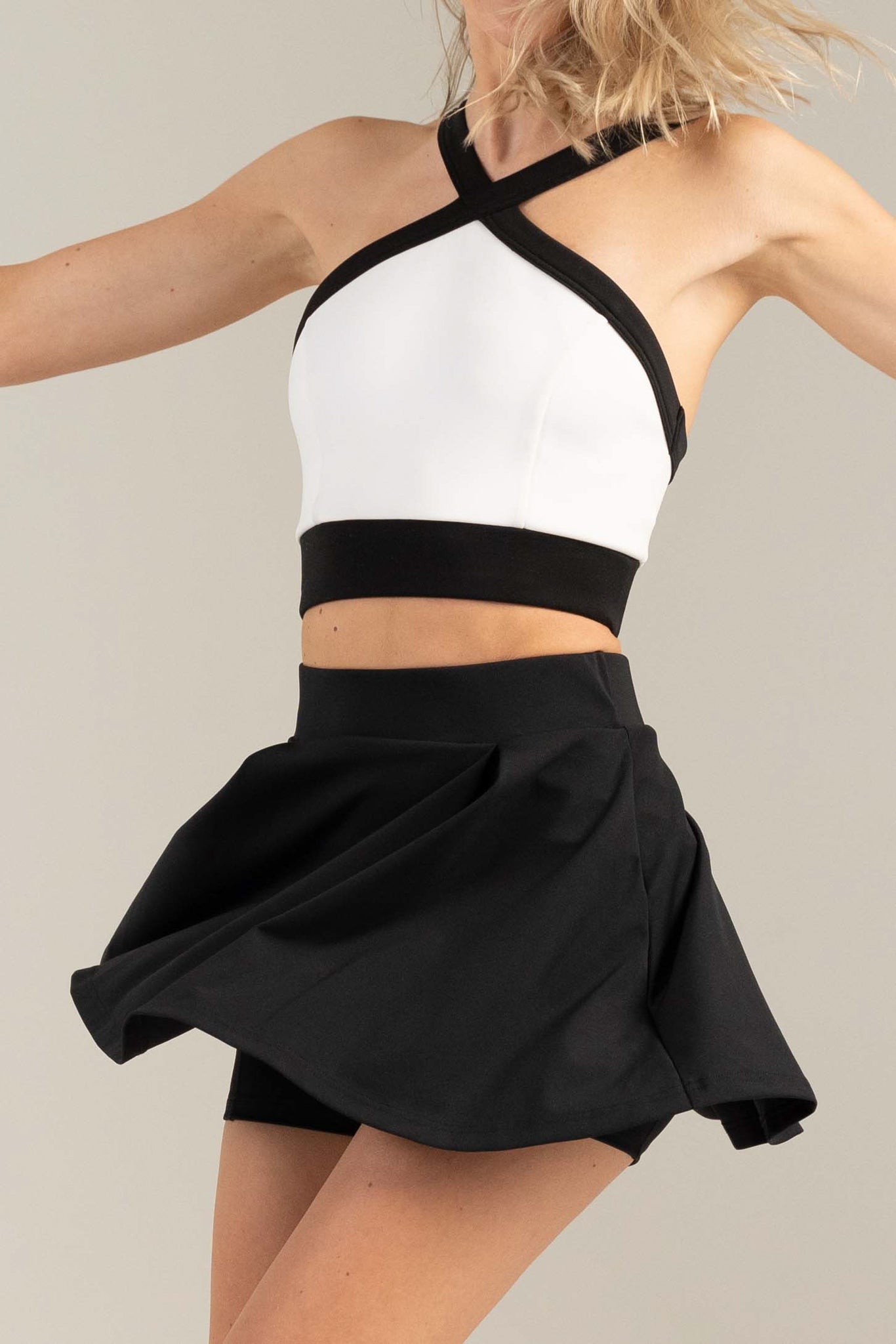 Drop Shot Tennis Skirt Espresso