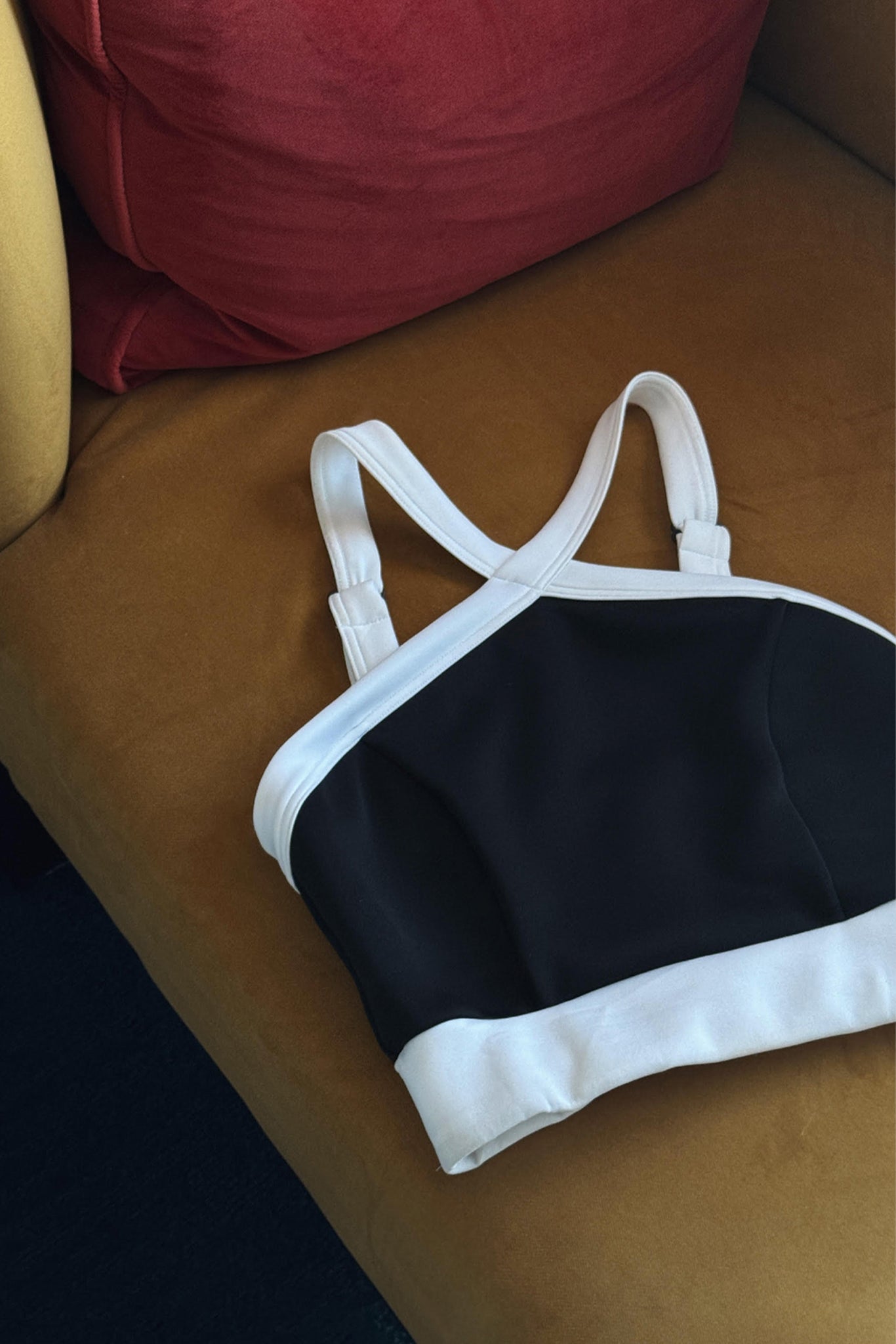 Tennis Club Sport Bra Espresso